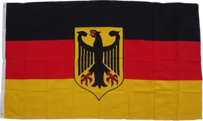 Produktbild von Flagge-L, 90 cm x 150 cm Deutschland (mit Bundesadler)