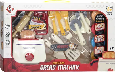 Zdjęcie produktu dla Zestaw zabawek Knetset Toaster z akcesoriami i grą edukacyjną dla dzieci