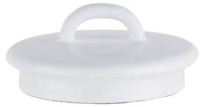Emaille-Deckel für Milchkanne, 1,0-2,0 L, weiß