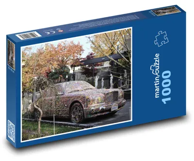 Produktbild von Puzzle 1000 Kunstauto auf der Straße - martinpuzzle
