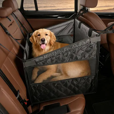 Produktbild von Hundeautositz für die Rückbank – Stabil, wasserdicht und rutschfest
