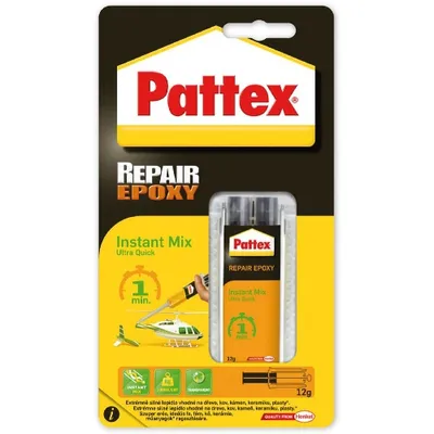 Produktbild von 2-Komponenten-Epoxidkleber, transparent, 11 ml, Schnellkleber mit Mischdüse für Reparaturen