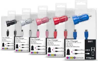 Produktbild von Nintendo 3DS Adapter Color Edition Micro USB sortiert XL DSi