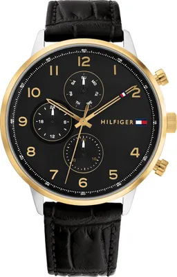 Image de Zegarek męski TOMMY HILFIGER 1791986 czarny fashion dla seniorów