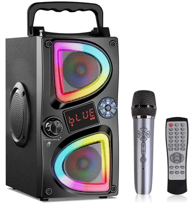 Produktbild von SUPNIU Bluetooth-Lautsprecher, 60 W (Peak), tragbar, kabellos, klein, für Partys