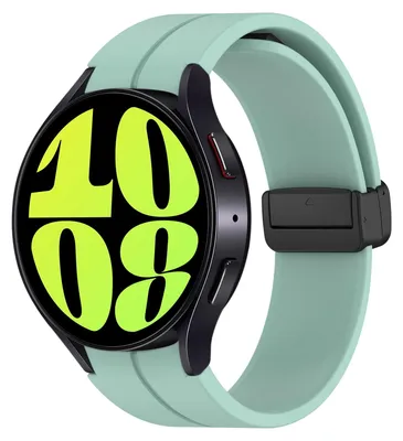 Produktbild von By Qubix D-buckle Sportarmband - Hellgrün - passend für Samsung Galaxy Watch 6 - 40 mm & 44 mm