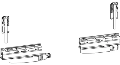 Schiebetürbeschlag ATRIUM HKS 160 S, rechts, 160 kg, 1 Basiskasten