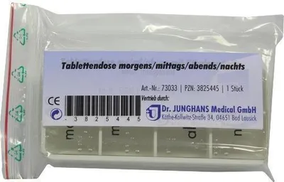 Produktbild von Tablettendose morgens/mittags/abends/nachts 1 St