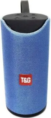 Image de TG113 Colonne portable 10W pour l'extérieur Haut-parleur sans fil Bluetooth USB TF Radio FM Musique Subwoofer stéréo Pour PC MP,(Bleu)