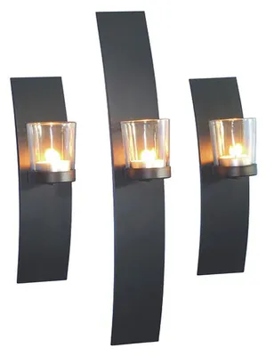 Produktbild von Wandkerzenhalter Set für Teelichter
