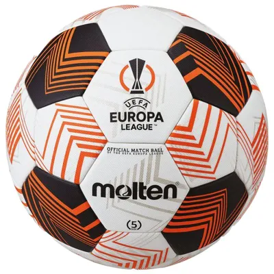Immagine prodotto di Molten - Pallone da calcio "UEFA Europa League 2023/24" PP2437 (5) (bianco/arancione)