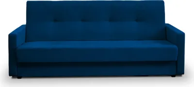 Obrázek produktu pro Pohovka 212x92x89 cm – Modrá – Rozkládací s úložným prostorem – Odolný materiál – Postel pro hosty – 2místná
