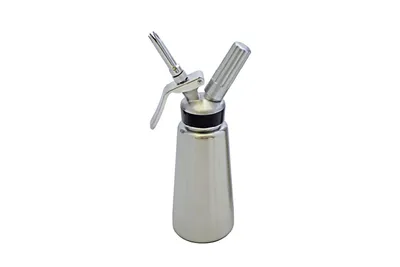 Produktbild von Profi-Sahnespender Sahnesyphon Sahnebereiter Whip Cream mit 3 Tüllen Edelstahl 0,5L