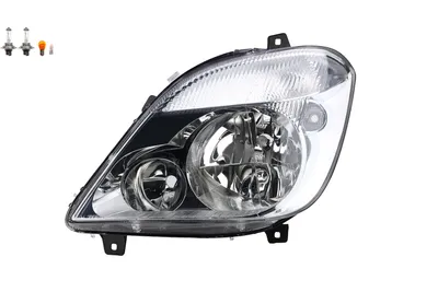 Produktbild von Scheinwerfer passend für Mercedes Sprinter 906 06- 13 Links Leuchtmittel 9068200161 A9068200161 Johns