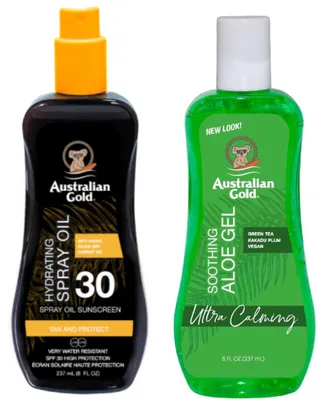 Produktbild von Australian Gold Karottenölspray LSF 30 + Aloe After Sun