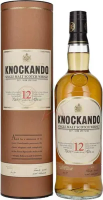 Produktbild von Knockando 12 Years Old Single Malt Scotch Whisky in Geschenkbox 43,00 % 0,70 lt.