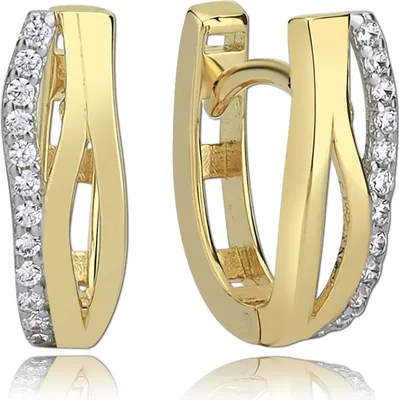 Produktbild von Balia Creolen Gold 333 weiß, gold Damen Schmuck BGO0001GW