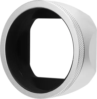 Obrázok produktu pre Kryt objektívu fotoaparátu LH X54 Strieborná štvorcová kovová clona s krytom pre X100VI X100V X100F X100T X100SX100