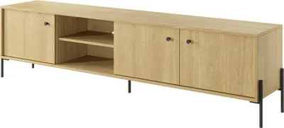 Produktbild von TV-Schrank SCANDI E 203 3D TV-Lowboard mit 3 Türen Scandi Eiche Scandi Fischgrät Wohnzimmer