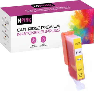 Produktbild von Druckerpatronen für Canon CLI-526Y Gelb Pixma iP4820 4870 MG5120 5220 5350 MX715 885