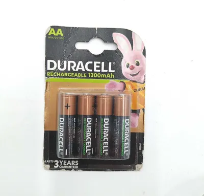 Produktbild von Duracell HR6-B, 1300 mAh, Nickel-Metallhydrid (NiMH), AA, 1,2 V, Schwarz, Orange