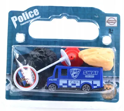 Zdjęcie produktu dla Policja Radiowóz Samochód Auto Zestaw Do Zabawy