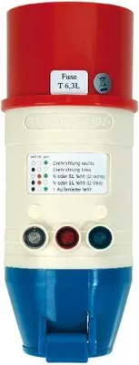 Produktbild von Testboy TV 416 - CEE-Adapter mit Drehfeldrichtungsanzeige