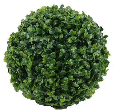 Produktbild von Buchsbaumkugel 8 bis 35cm Buchsbaum Kugel grün künstlicher Buchsbaum Buxus, Größe:Ø 17cm