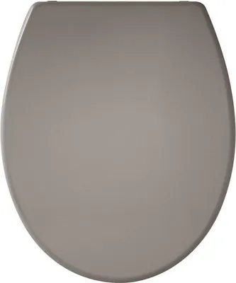 Zdjęcie produktu dla Deska Sedesowa Thermodur Taupe, Wolnoopadająca, Mocowanie Górne, Antybakteryjna