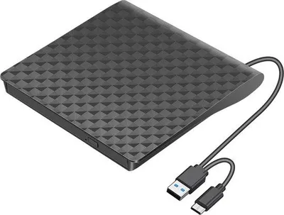 Productafbeelding van Famanu Externe CD/DVD-speler en -brander - Ultraklein, USB 3.0 en Type-C