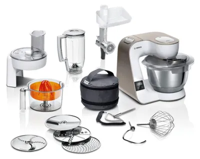 Zdjęcie produktu dla Bosch MUM5, 1,25 l, Wielobarwny, 1,1 m, 3,9 l, 3 dysków, CE, Eurasian, Ukraine, VDE
