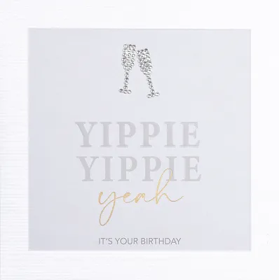 Produktbild von GEBURTSTAG  Yippie Yippie Yeah  Serie Diamond  Glückwunschkarte im For