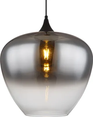 A close-up studio shot of a pendant light.
