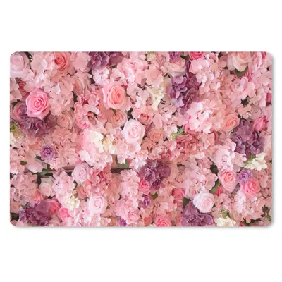 Produktbild von MuchoWow® Mauspad Mousepad Blumen - Rosa - Rosen 27x18 cm - Mousepads - Maus Mat - Pad - Mausunterlage - Büroartikel - Desk Matten