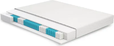 Produktbild von Taschenfederkernmatratze 180x190 - ROY - Härtegrad H2 bis 80kg - Allergiker - Schwitzen - 7-Zonen - Mittelfest - Matratze 180x190