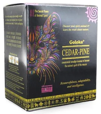 Produktbild von Goloka Cedarwood Smudged Räucherstäbchen Sticks, 8 Stück