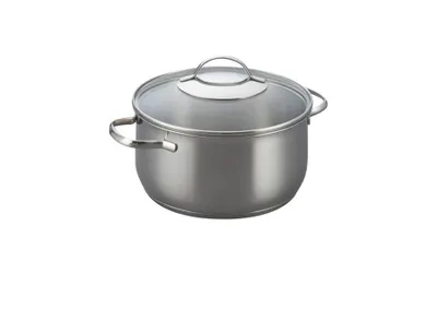 Produktbild von Kelomat Fleischtopf Torrano mit Glasdeckel Ø16 cm 1,8 Liter Edelstahl