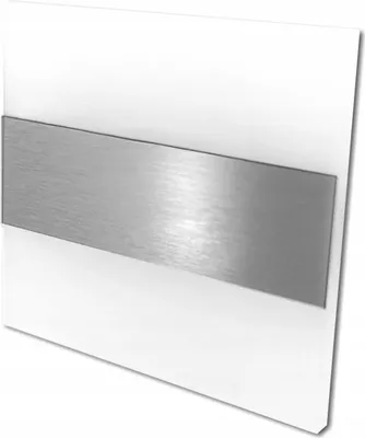 Obrázek produktu pro Noční světlo - osvětlení schodiště - 230V IP20 - stříbrná - akrylové sklo - LED žárovka G4 neutrální bílá 4000K v sadě