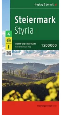 Image de Styrie, carte routière et de loisirs 1:200.000, freytag & berndt