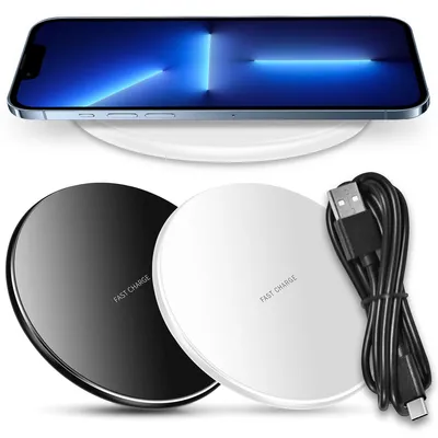 Produktbild von Wireless Charger 15W für Apple iPhone 17 17e 16 16e Serie Induktive Ladestation