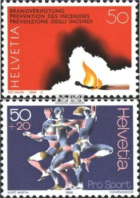 Produktbild von Briefmarken Schweiz 1984 Mi 1283,1313 (kompl.Ausg.) postfrisch Sondermarken