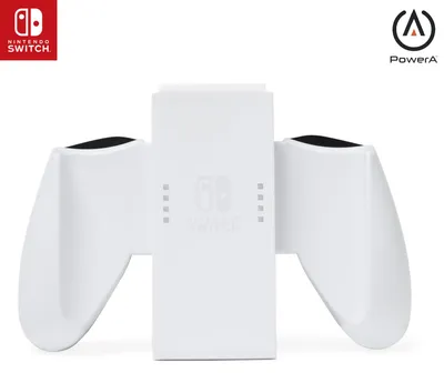 Zdjęcie produktu dla PowerA NSAC0293-01, Nintendo Switch, Uchwyt kontrolera, Biały, Guma, Nintendo, 1 szt.
