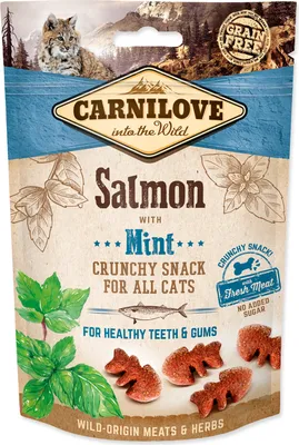 Immagine prodotto di Carnilove Snack croccante per gatti Salmone e menta 50g