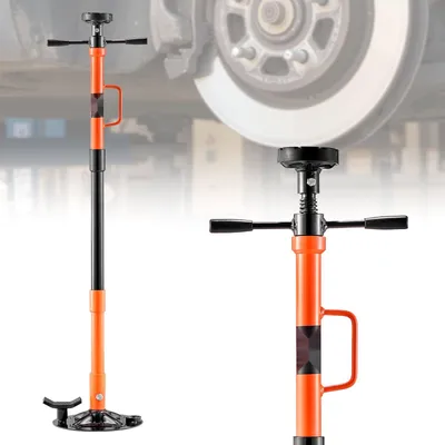 Produktbild von Unterstellstütze für Hebebühnen - Wagenheberständer 1 t - Höhenverstellbar 88,5–180 cm - Kugelgelagerter Drehgriff - Selbstsichernde Gewindespindel - Für Fahrzeugkomponenten