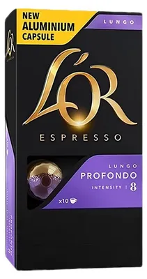 Obrázek produktu pro Kávové kapsle L'OR PROFONDO, 10 kusů.