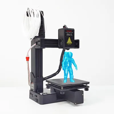 3D-Drucker, kompakt, hochpräzise, schnell aufheizend, für ABS, schwarz