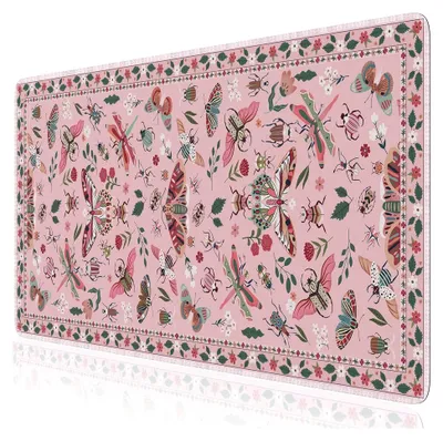 Produktbild von XXL-Mauspad, Schreibtischunterlage für Computer und Tastatur (Rosa)