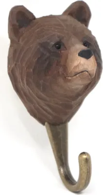 Image de Patère en bois - Ours