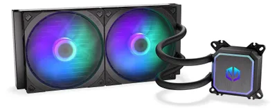 Zdjęcie produktu dla ENDORFY Navis F280 ARGB, Chłodnica cieczy all-in-one, 14 cm, 250 RPM, 1800 RPM, Czarny