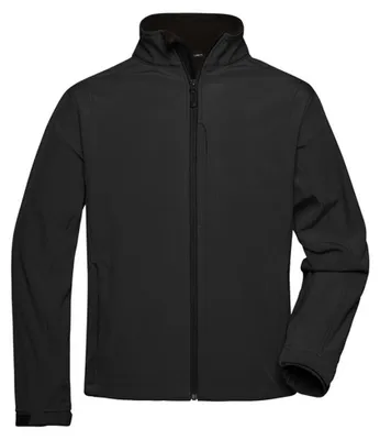 Produktbild von James and Nicholson - Softshelljacke für Herren LT2586 (M) (Schwarz)